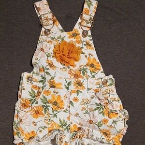 Floral Kids Overalls